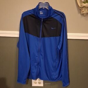 Nike Royal Blue and Black Sports Jacket